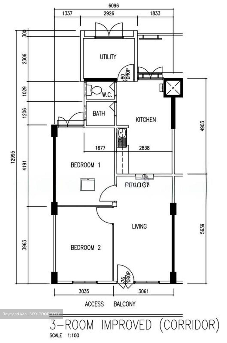 Blk 128 Bukit Merah View (Bukit Merah), HDB 3 Rooms #568141861